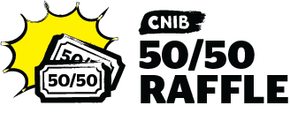 CNIB Fifty Fifty Logo